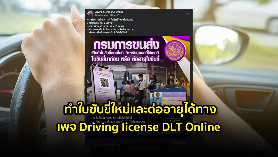 Driving license DLT Online