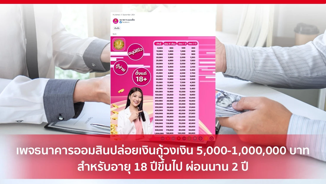 ออมสินปล่อยเงินกู้